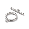 304 Stainless Steel Ring Toggle Clasps STAS-A092-09B-P-2