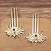 Ancient Style Hanfu Alloy Alligator Hair Clips for Women PW-WG19BAE-04-1