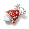 Christmas Theme Alloy Enamel Pendants ENAM-B025-01D-01P-2