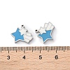 304 Stainless Steel Enamel Charms STAS-M102-20P-01-3