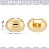 1Pair Brass Hoop Earrings EJEW-LP0008-039G-2