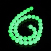 Synthetic Luminous Stone Beads Strands G-L582-01C-5
