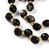 Natural Silver Obsidian Beads Strands G-T141-51-3