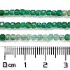Natural Green Onyx Agate Beads Strands G-Q002-C02-01-2