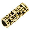 Tibetan Style Hollow Tube Beads X-GLF10482Y-NF-1