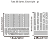 Carbon Steel Cutting Dies Stencils DIY-WH0309-1954-6