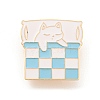 Cartoon Style Cat Enamel Pins JEWB-Q035-02A-1