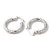 Tarnish Resistant 304 Stainless Steel Hoop Earrings for Women EJEW-Z066-04P-2