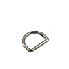 D-shaped Alloy Spring Ring Clasps PW-WG353A0-04-1