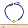 Adjustable Nylon Cord Bracelets X-BJEW-C096-01G-02-5