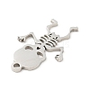 Non-Tarnish 201 Stainless Steel Pendants LS-STAS-E015-20P-3