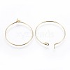 316 Surgical Stainless Steel Hoop Earring Findings STAS-P221-01C-G-2