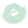 Transparent Half Spray Painted Glass Beads Strands LS-GLAA-Q110-02A-02-2