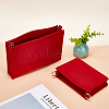 WADORN 2Pcs 2 Style Wool Felt Bag Organizer Inserts FIND-WR0007-41D-4