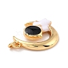 Eco-friendly Brass Enamel Pendants X-KK-D066-13G-RS-3