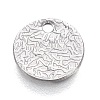 Tarnish Resistant 304 Stainless Steel Charms STAS-I166-21B-2