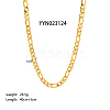 6mm Stylish Titanium Steel Figaro Chain Necklaces for Women Men AA4830-2-1