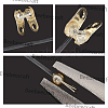 150Pcs 3 Styles Brass Bead Tips KK-BBC0027-85D-5