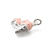 925 Sterling Silver Enamel Heart Ice Cream Charms STER-H116-03S-01-2