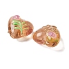 Handmade Transparent Lampwork Beads BLOW-D300-07H-3