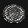 Flat Round Pegboards for 3x2.5mm Mini Fuse Beads DIY-Q009-06-1