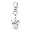 Angel ABS Plastic Pendant Decorations HJEW-JM02059-1