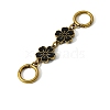 Flower Alloy Enamel Bag Extender Chains PW-WG02E6E-05-1