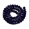 Opaque Solid Color Imitation Jade Glass Beads Strands LS-EGLA-A044-P8mm-D07-3