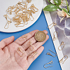 40Pcs Brass Earring Hooks KK-BBC0024-45-3