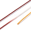 Segment Dyed Twisted Waxed Polyester Cord YC-C003-01D-3