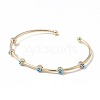 Brass Cuff Bangles BJEW-A134-02G-02-2