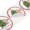 120 Round Paper Christmas Cartoon Sticker Rolls DIY-M070-09C-3