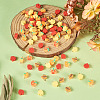 100Pcs Autumn Theme Handmade Polymer Clay Connector Charms PALLOY-TAC0251-5