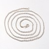 Iron Rope Chain Necklace Making MAK-J004-23S-2