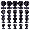60Pcs 4 Style Plastic Shank Buttons BUTT-HY0001-19C-1