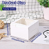 Square Paper Biscuit Boxes with Square Clear Window CON-TAC0001-12B-01-4