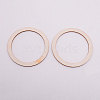 Unfinished Wood Linking Rings WOOD-WH0099-12F-2