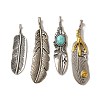 Tibetan Style Alloy Pendant Set FIND-A038-38AS-1