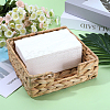 Raffia Woven Tissue Box AJEW-WH20011-01-4