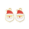 Christmas Alloy Enamel Pendants ENAM-D047-10LG-03-2