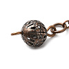 Brass Dowsing Pendulum Pendants KK-R142-01-4