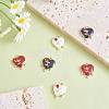 9Pcs 3 Colors Alloy Enamel Pendants FIND-SZ0002-94-3