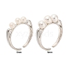 Brass Cup Peg Open Cuff Ring Settings KK-G518-06P-01-4