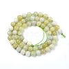 Natural Green Jade Beads Strands G-G844-01-10mm-2