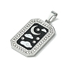 Ion Plating(IP) 304 Stainless Steel Pendants STAS-C101-08P-05-2