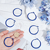 3 Pairs Spray Painted Alloy Hoop Earrings EJEW-SP0001-21B-3