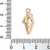 Light Gold Plated Alloy Enamel Pendants ENAM-U001-02C-KCG-3