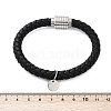 Braided Microfiber Leather Cord Bracelets BJEW-D304-13P-02-3