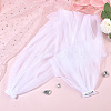 Detachable Polyester Bridal Lace Shawls AJEW-WH0348-22A-5