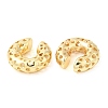 Brass Hollow Round Cuff Earrings EJEW-K251-07G-2